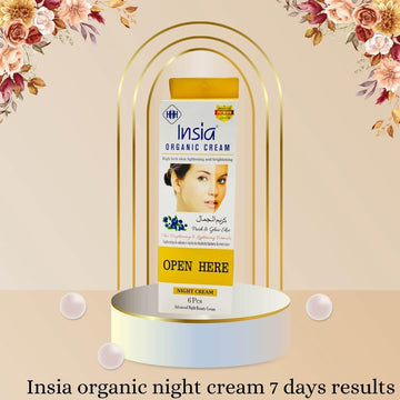 Insia Organic Cream – Organic Skin Brightening (50g)