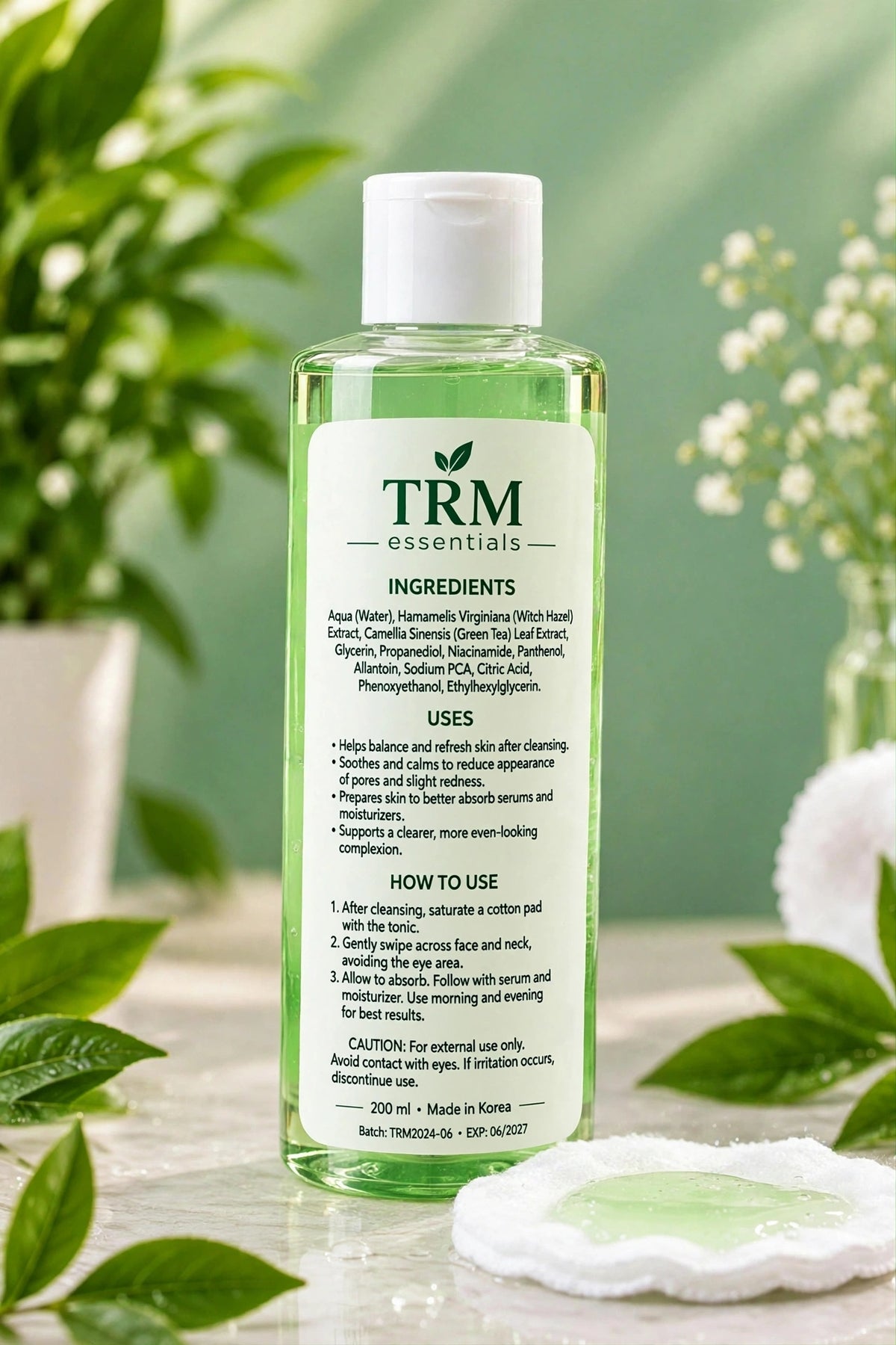 TRM Essentials Skin Tonic – Refreshes, Balances & Revitalizes200ml