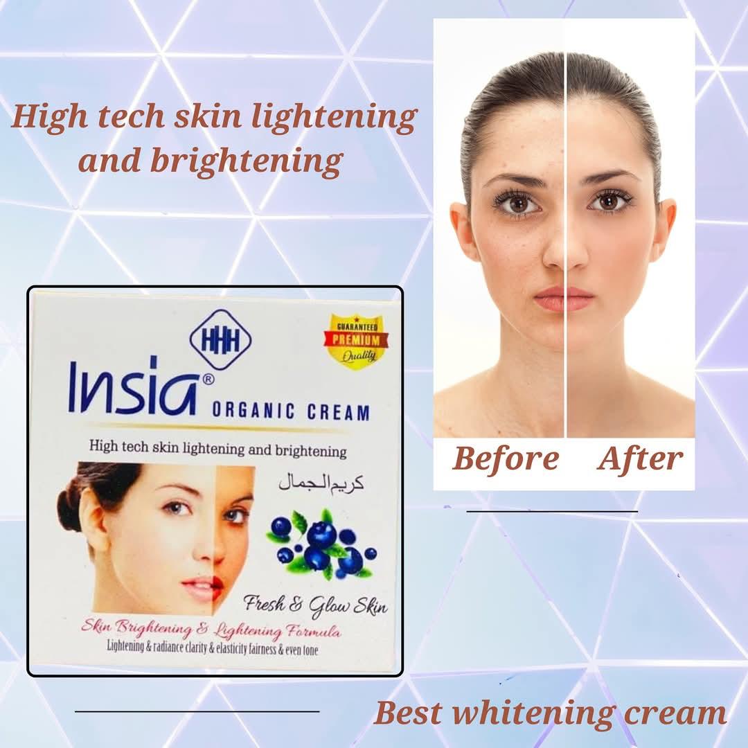 Insia Organic Cream – Organic Skin Brightening (50g)
