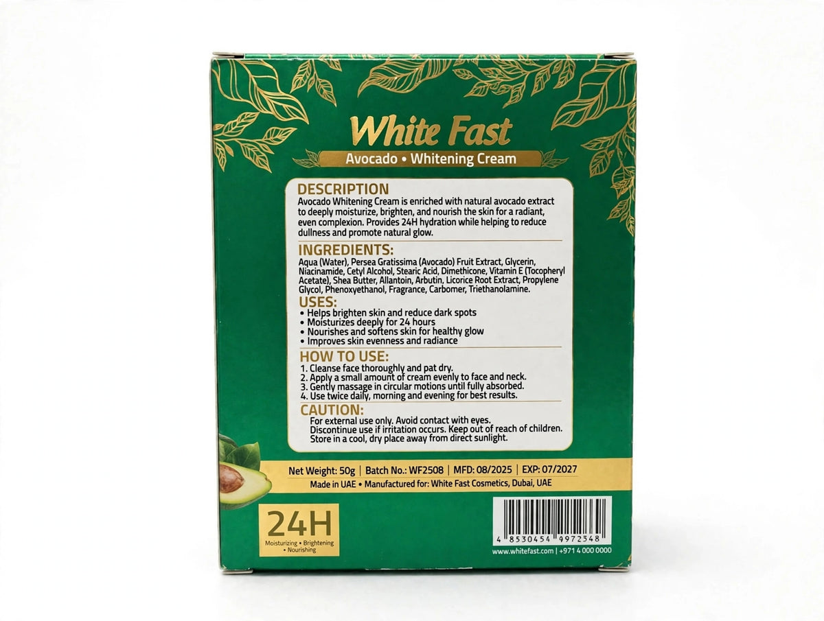 White Fast Avocado Whitening Cream