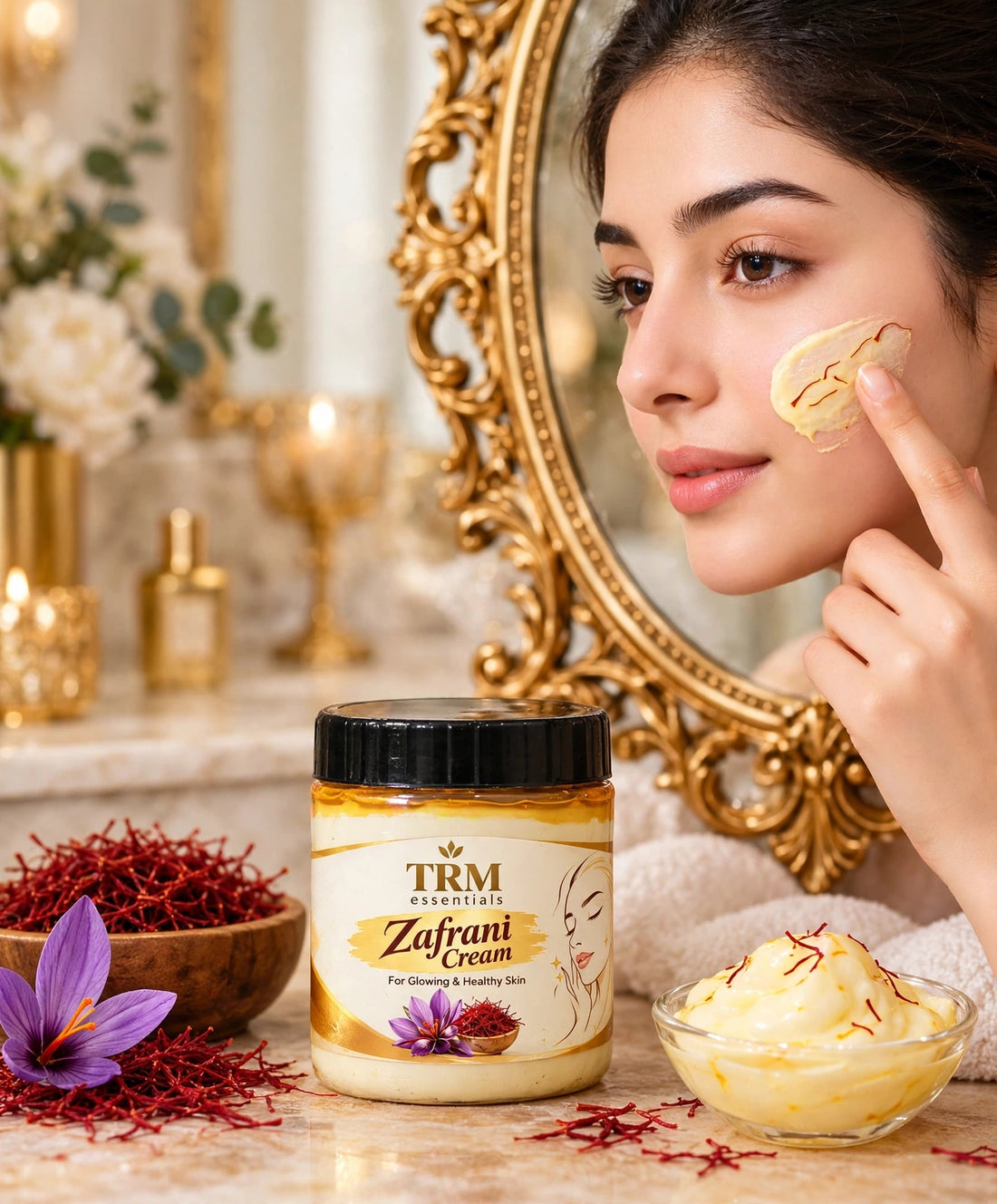 TRM Essentials Zafrani Cream – Glowing & Healthy Skin (500g)