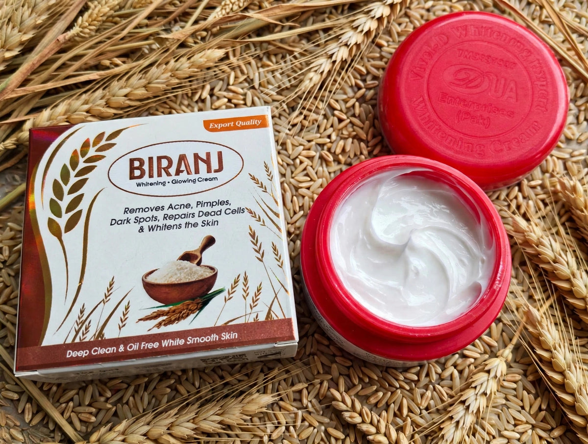 BIRANJ Whitening & Glowing Face Cream – Skin Care Cream for Radiant-Looking Skin