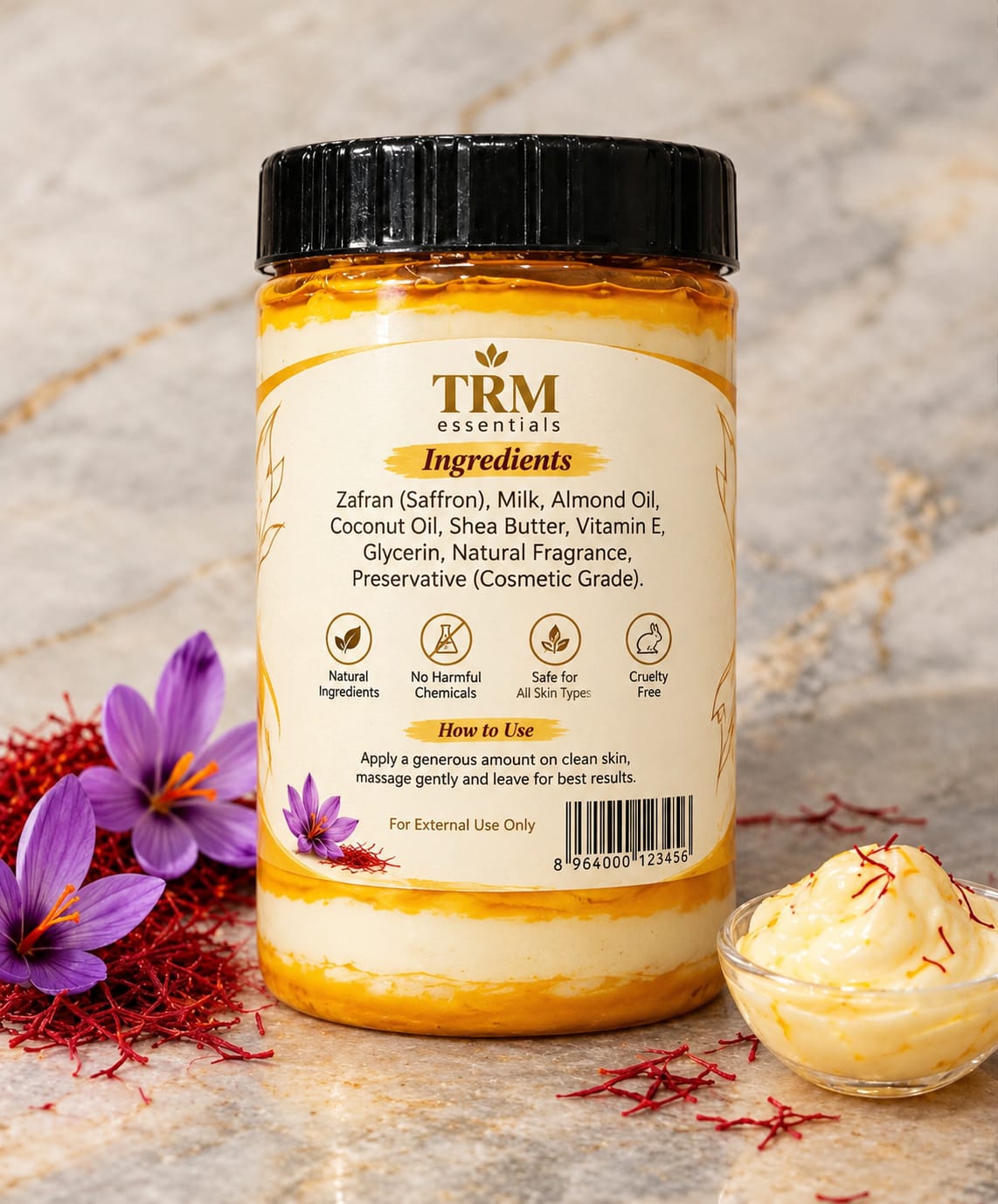 TRM Essentials Zafrani Cream – Glowing & Healthy Skin (500g)